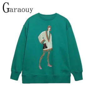 Garaouy New Women Sweatshirts