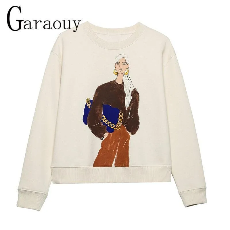Garaouy New Women Sweatshirts
