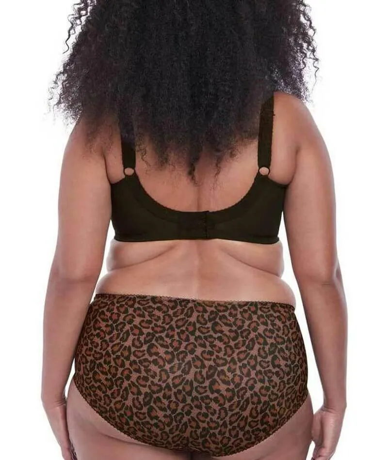 Goddess Kayla Underwire Banded Bra - Dark Leopard