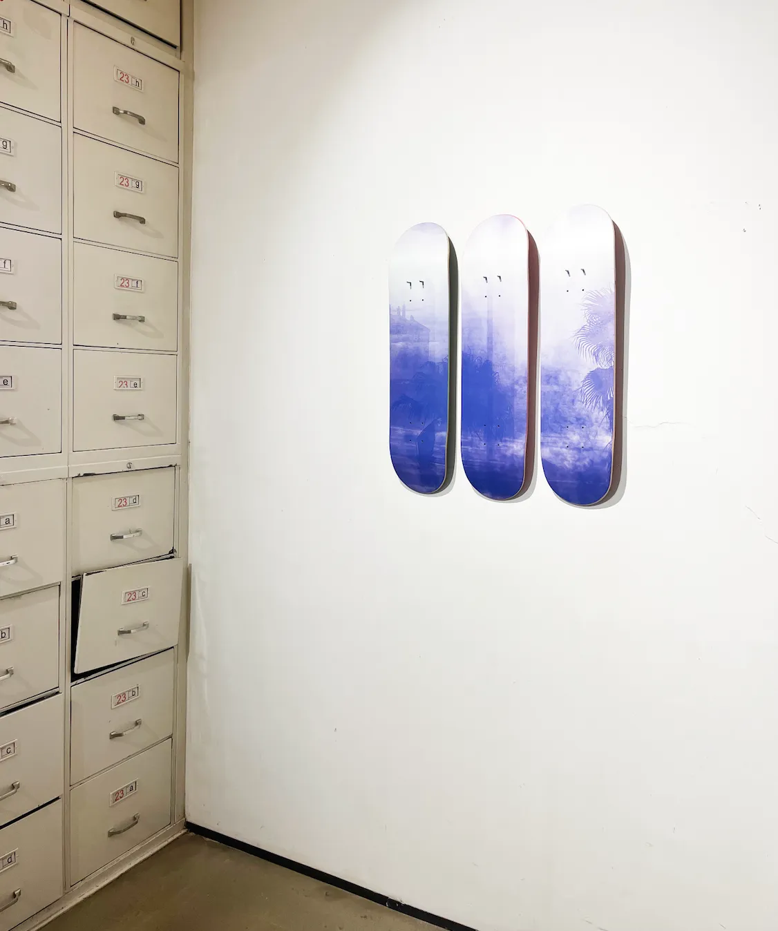 Gutterdust - "Deep Blue" Skateboards (3 pieces set)