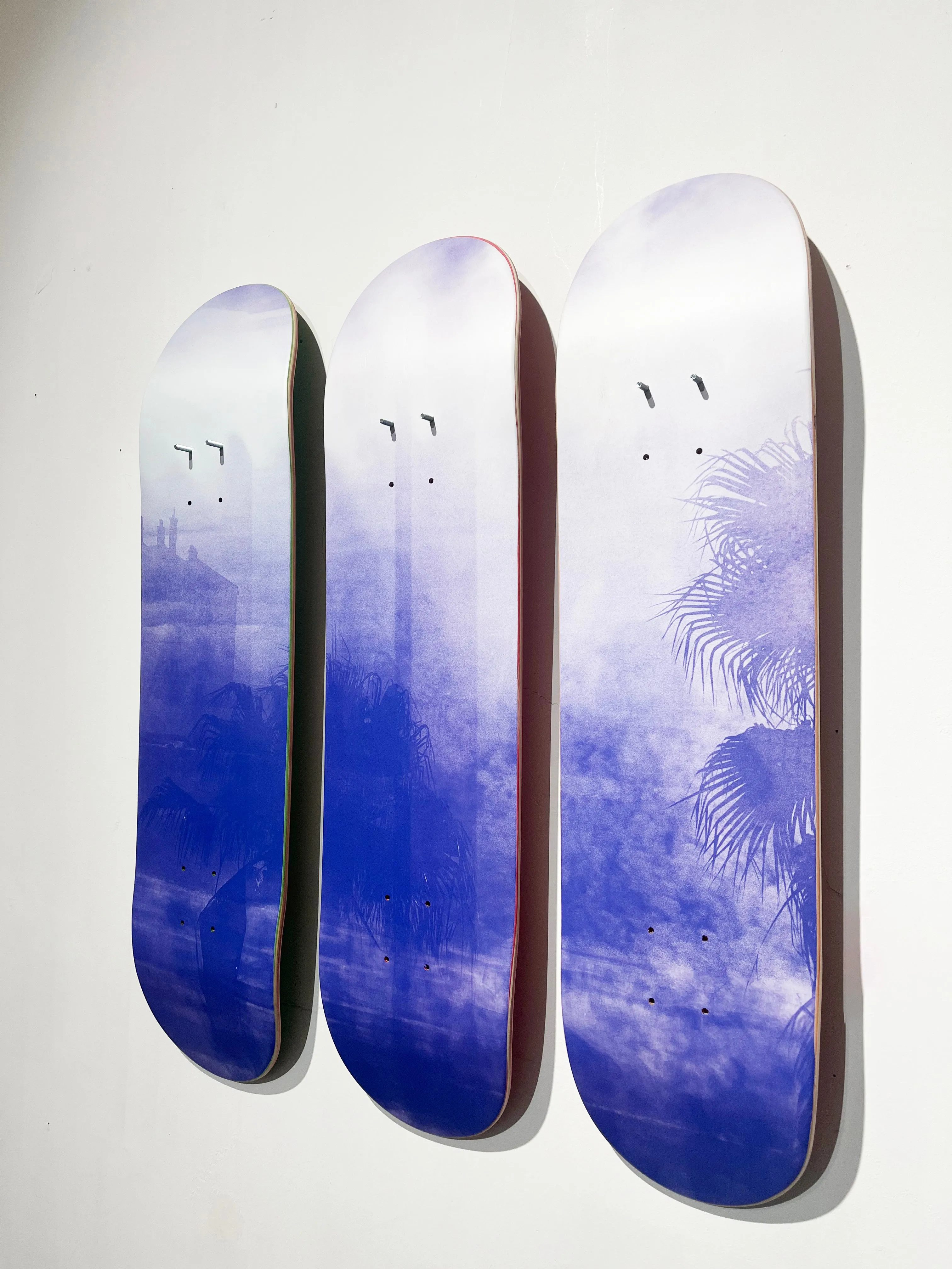 Gutterdust - "Deep Blue" Skateboards (3 pieces set)