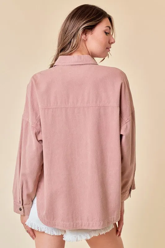 Hanna Oversize Button Down