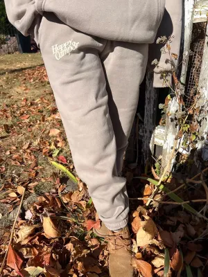 Happy Camp3r Puff Taupe Sweatpants