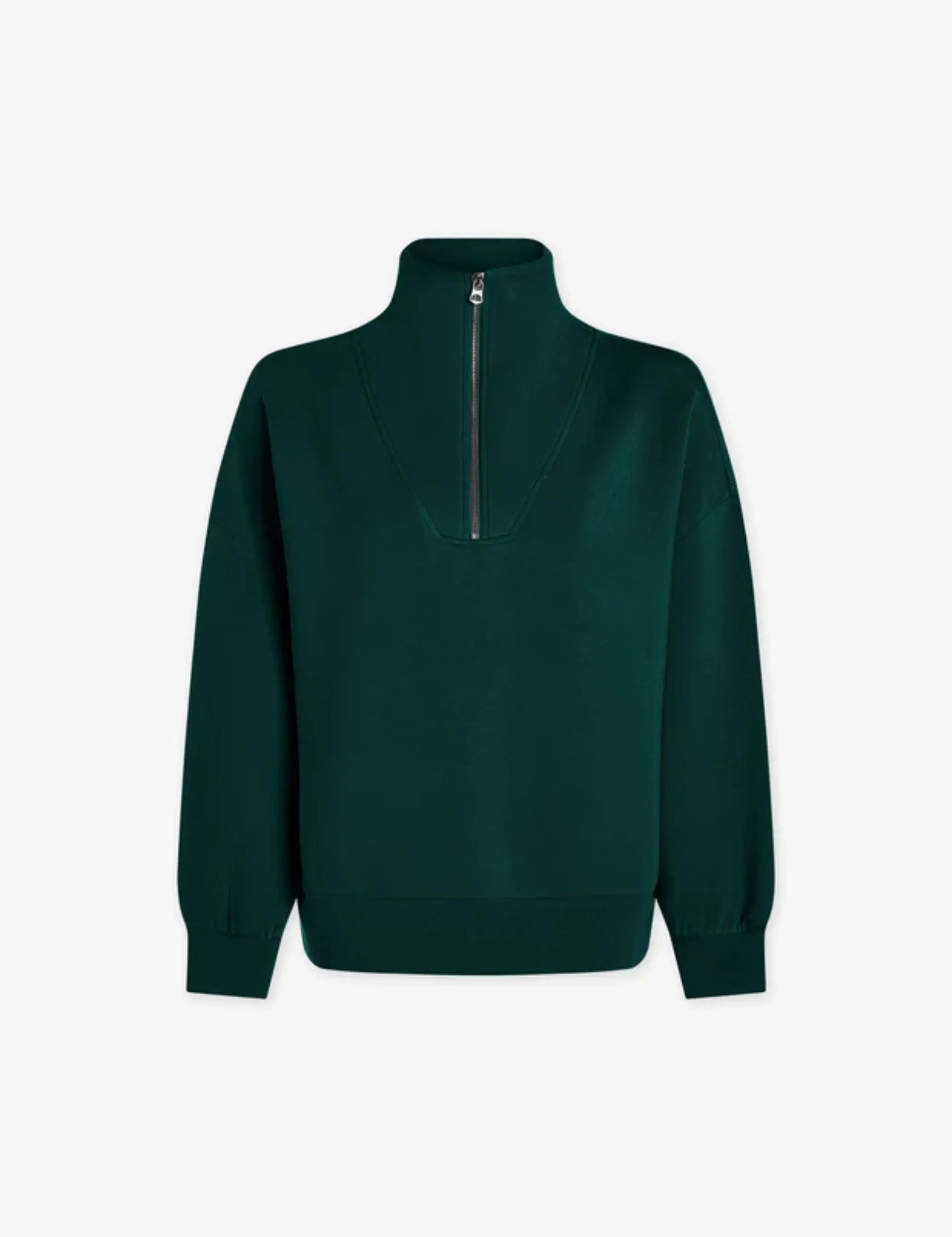 Hawley Half Zip Sweat - Forest