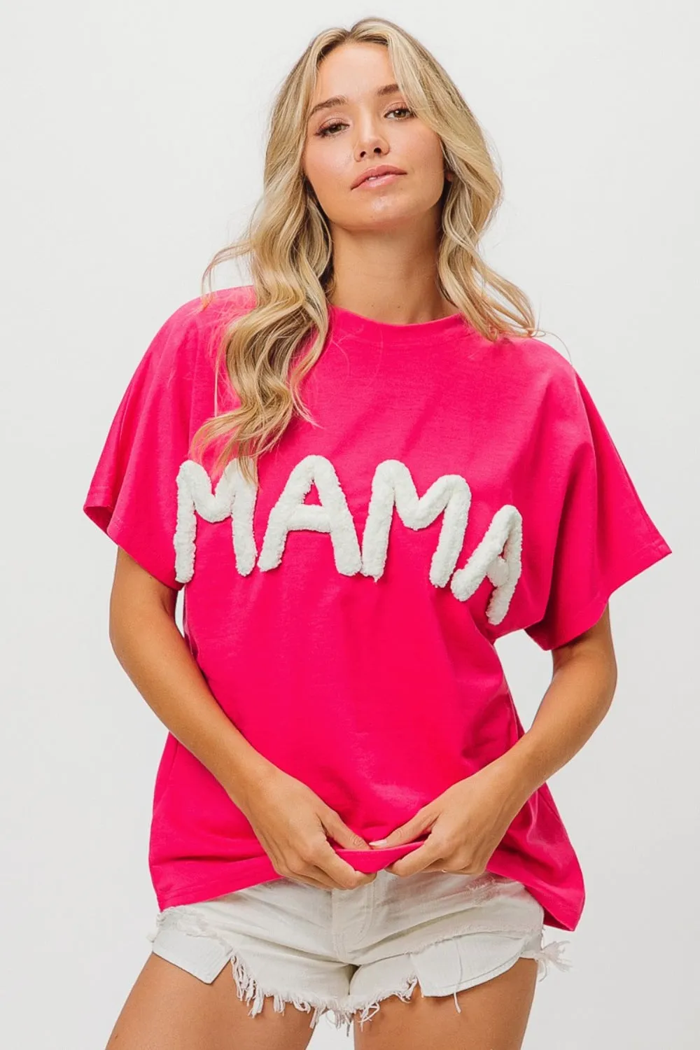Hazel Blues® |  BiBi Round Neck Short Sleeve T-Shirt