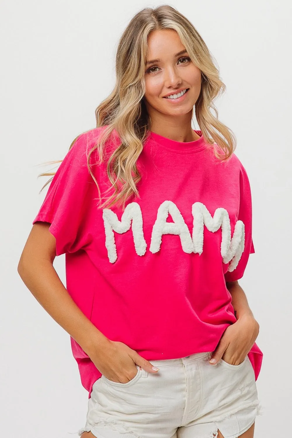 Hazel Blues® |  BiBi Round Neck Short Sleeve T-Shirt