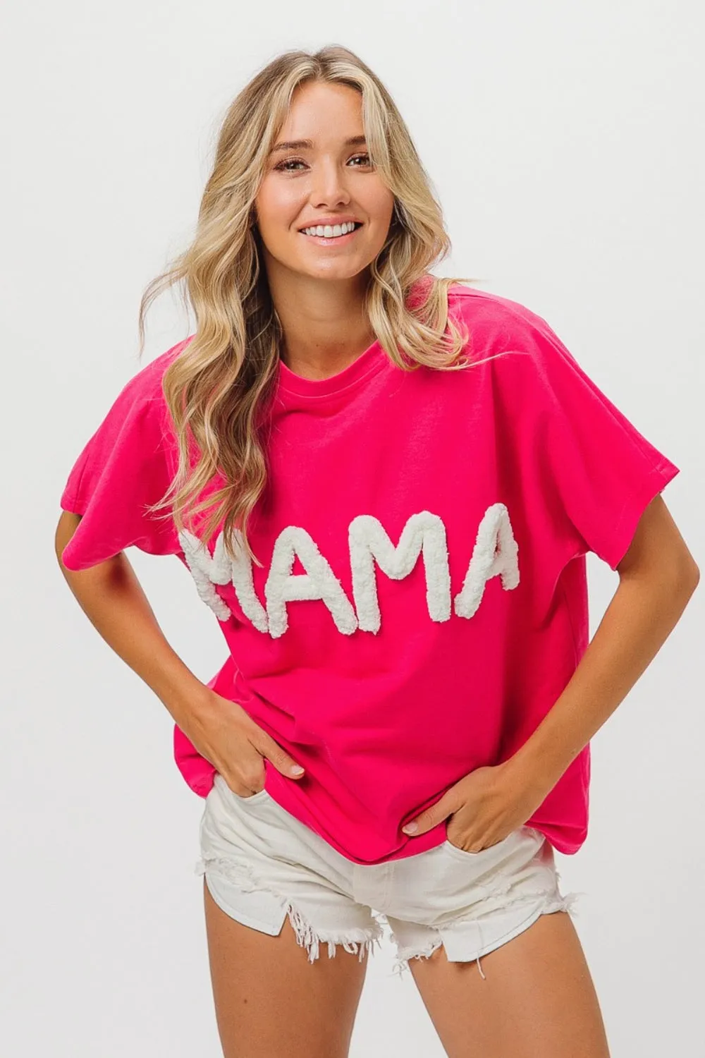 Hazel Blues® |  BiBi Round Neck Short Sleeve T-Shirt
