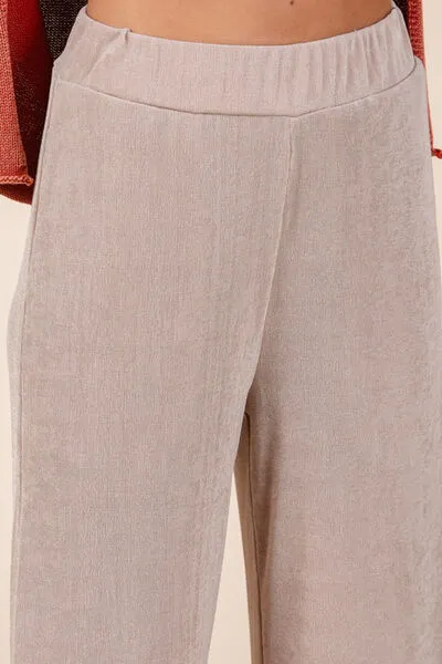 Hazel Blues® |  Mittoshop Elastic Waist Pants with Side Pockets