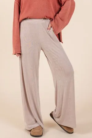Hazel Blues® |  Mittoshop Elastic Waist Pants with Side Pockets