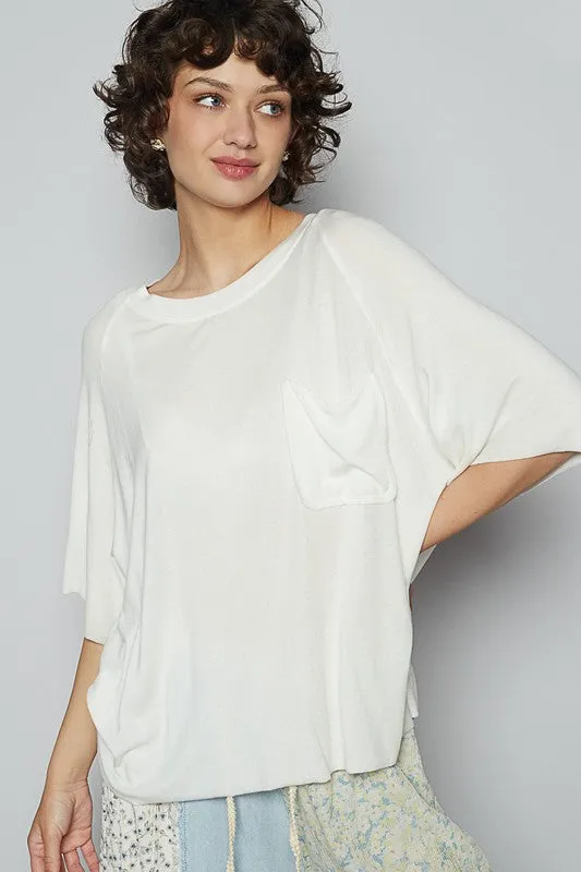 Hazel Blues® |  POL Round Neck Half Sleeve T-Shirt