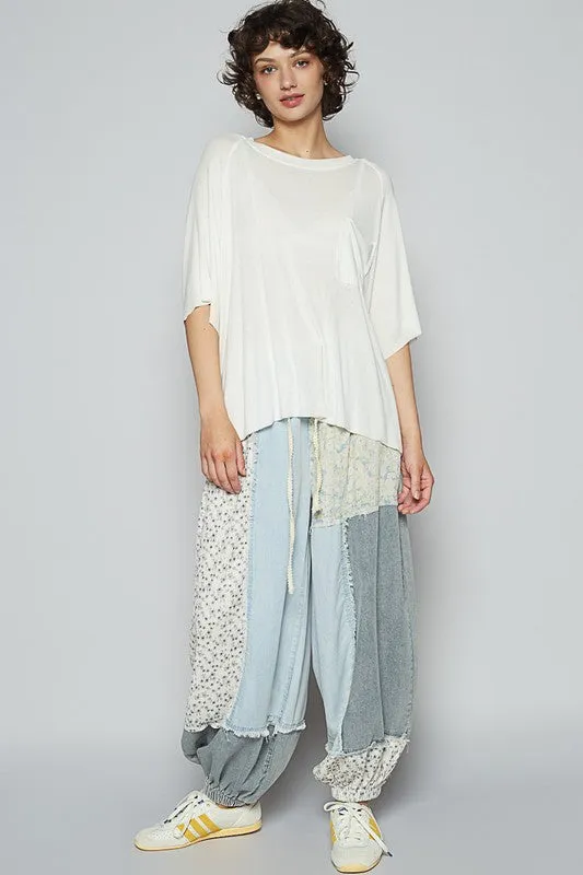 Hazel Blues® |  POL Round Neck Half Sleeve T-Shirt