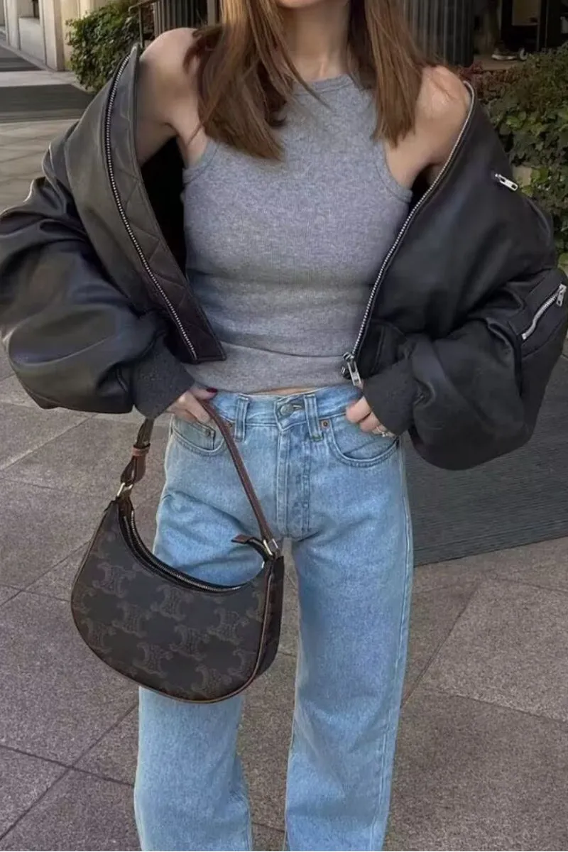 HCS1098 Classic Bomber Jacket Outerwear