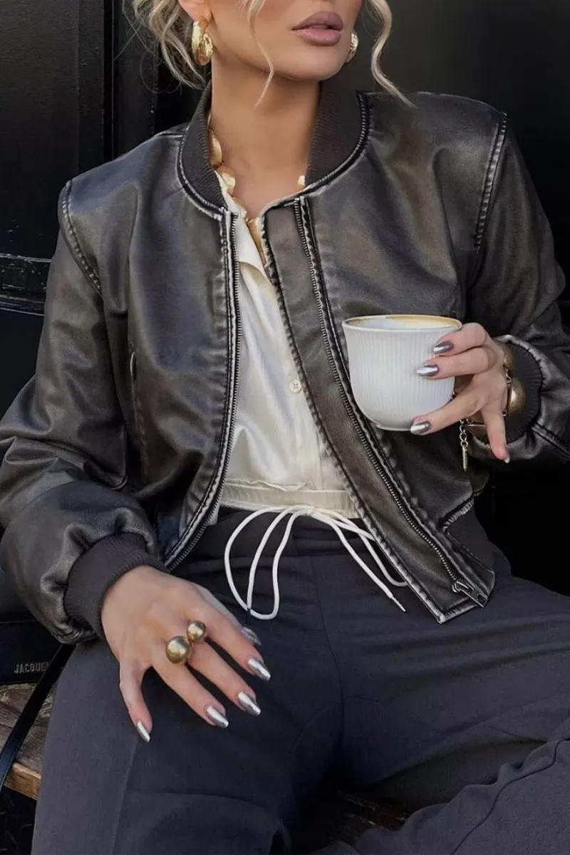 HCS1098 Classic Bomber Jacket Outerwear
