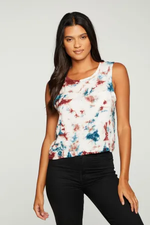 Heirloom Wovens Cropped Pocket Muscle Tank
