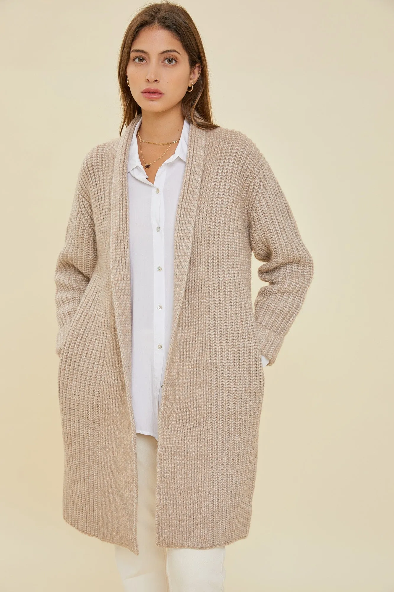 Hillside Cable Knit Cardigan
