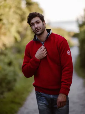 Holebrook - Classic WP Quarter Zip - Red