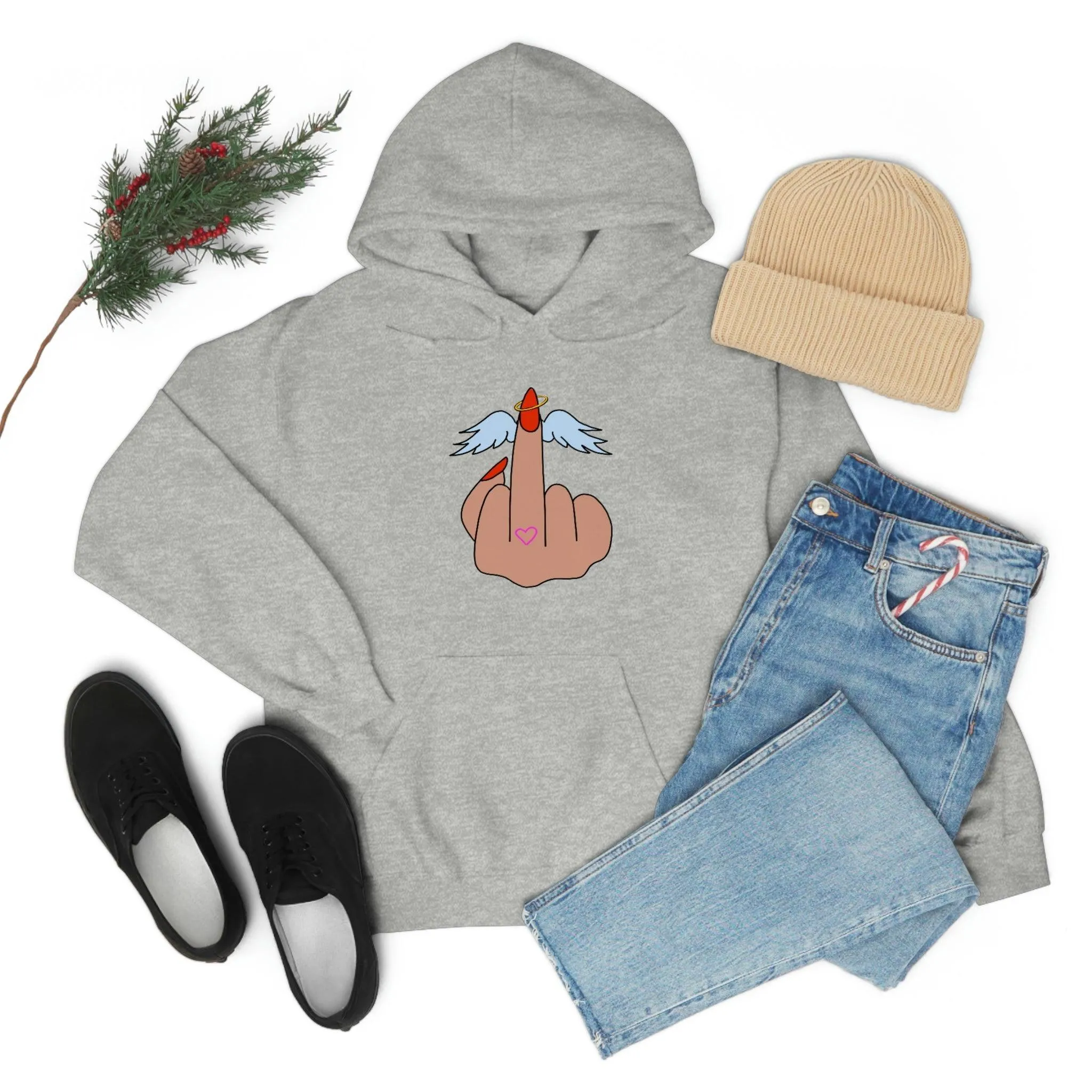 IDGFlyinFux Unisex Heavy Blend Hooded Sweatshirt