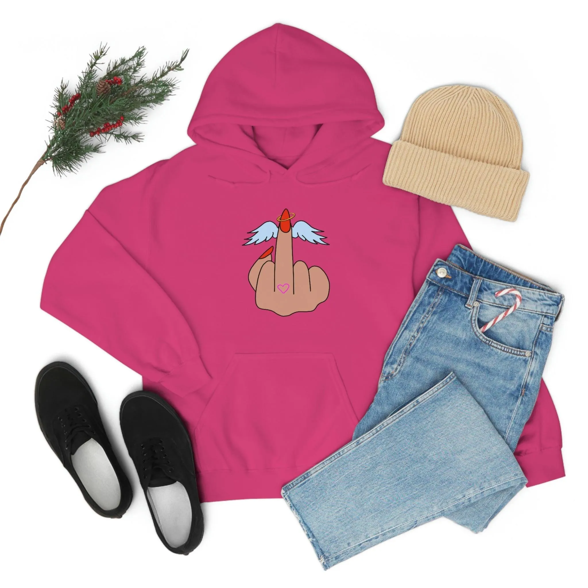IDGFlyinFux Unisex Heavy Blend Hooded Sweatshirt