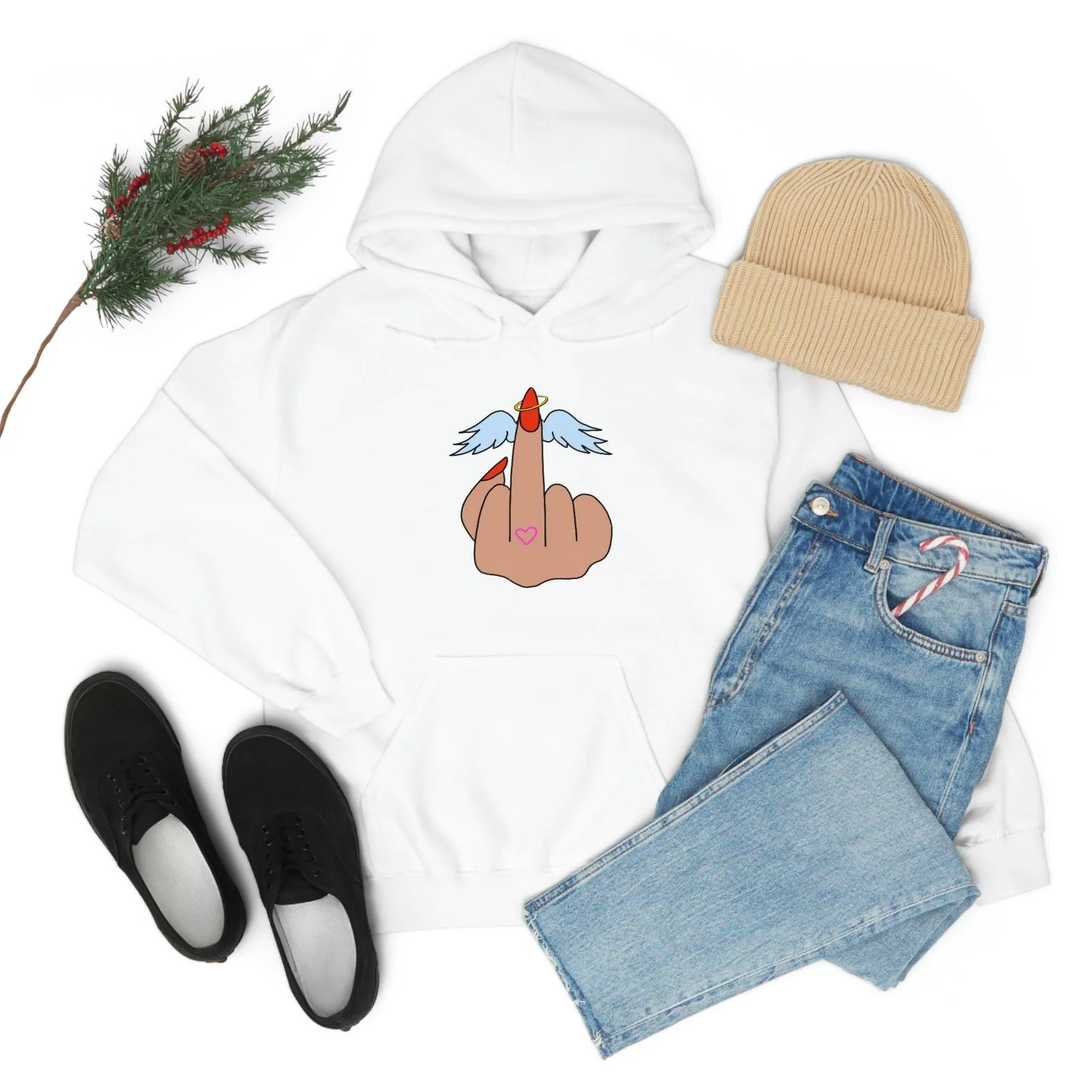 IDGFlyinFux Unisex Heavy Blend Hooded Sweatshirt