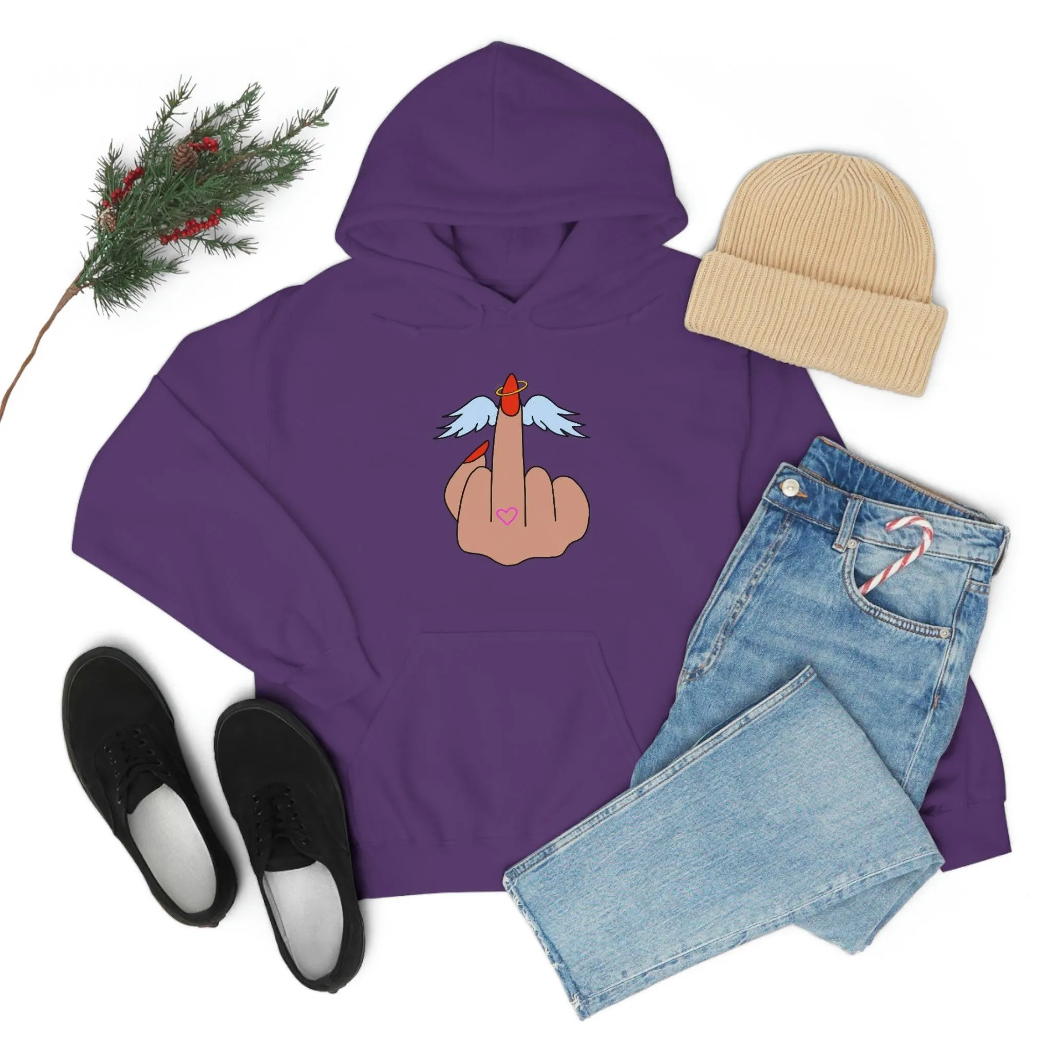 IDGFlyinFux Unisex Heavy Blend Hooded Sweatshirt