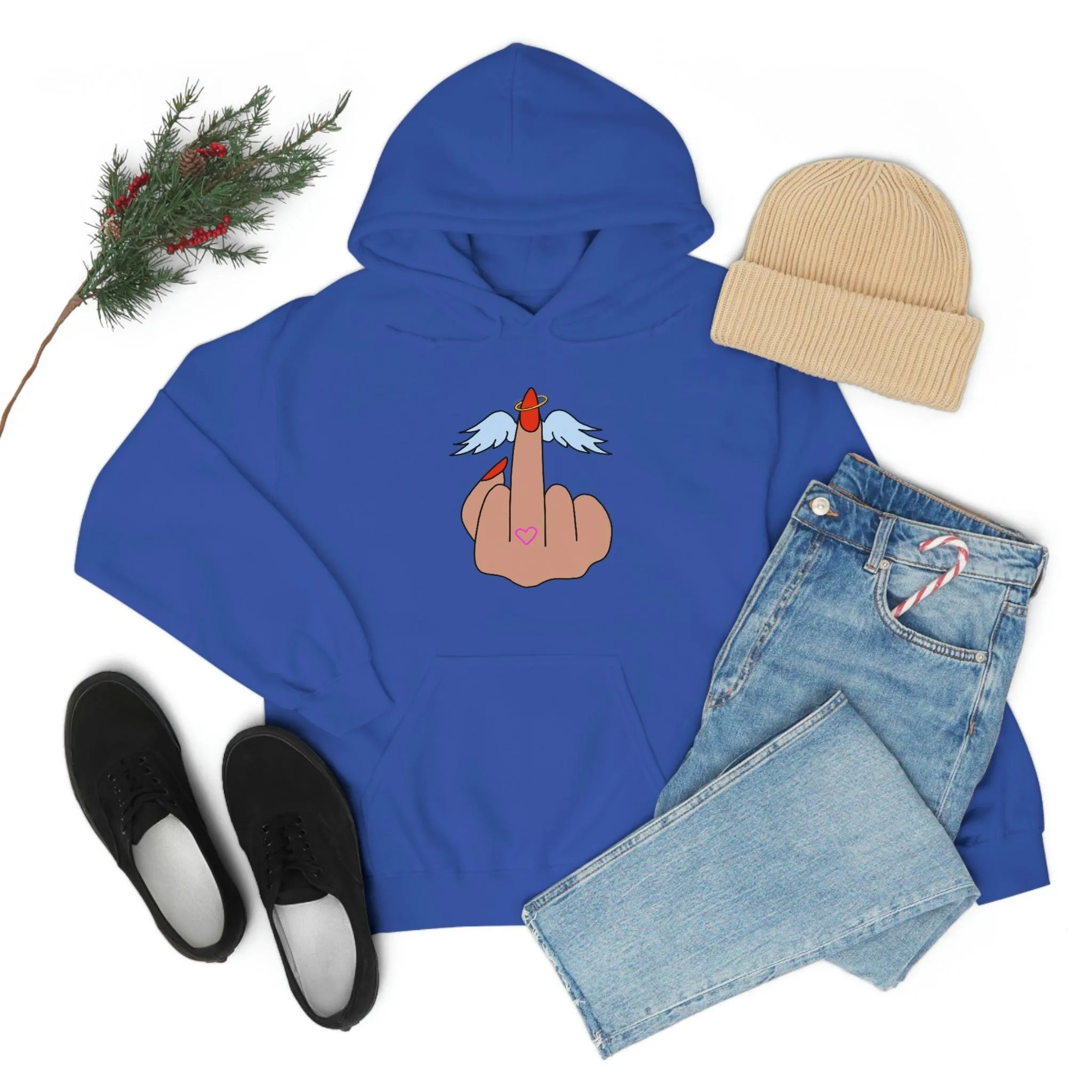 IDGFlyinFux Unisex Heavy Blend Hooded Sweatshirt