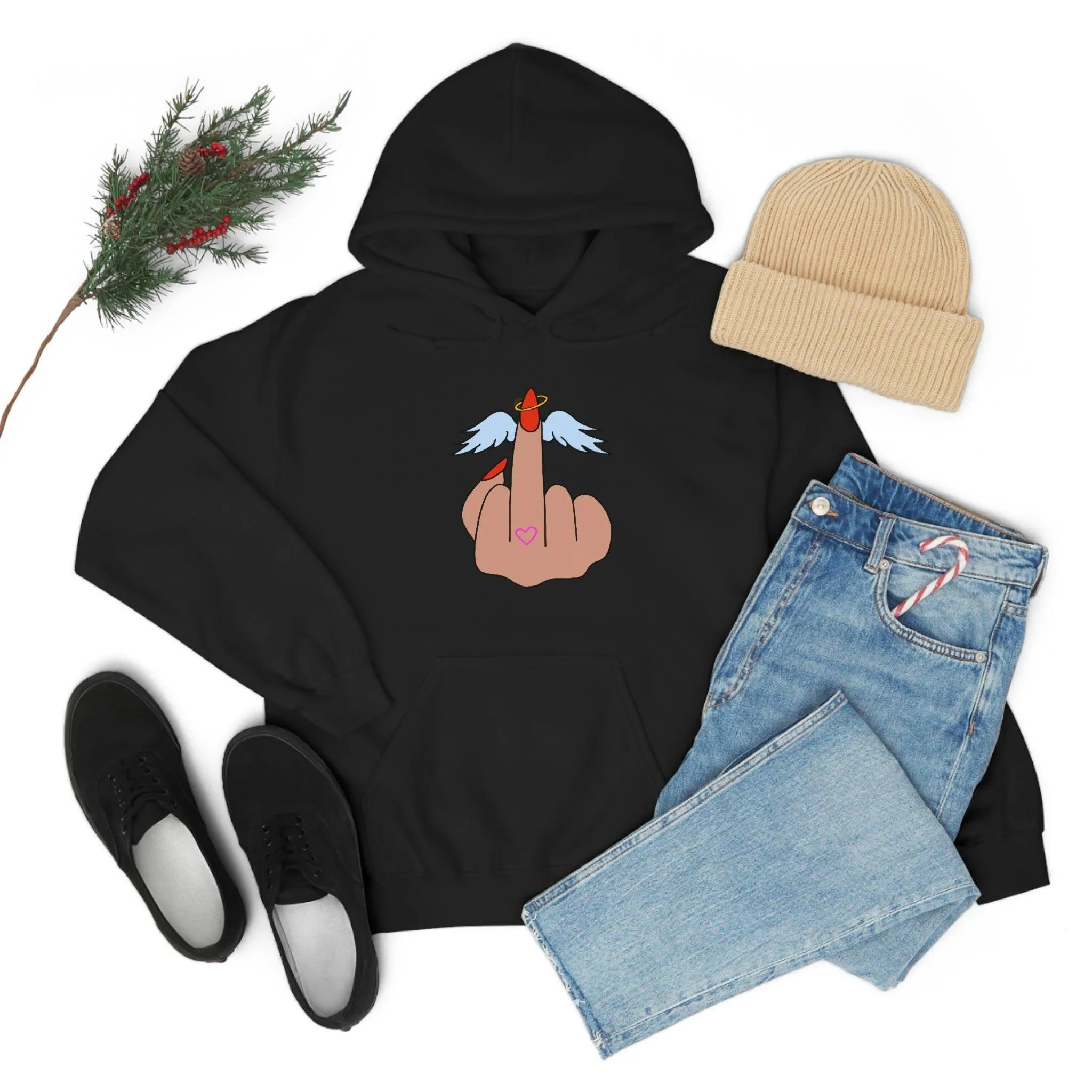 IDGFlyinFux Unisex Heavy Blend Hooded Sweatshirt