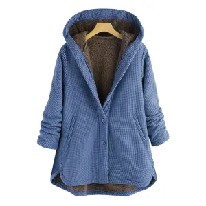 Ivalo - Classic chequered fur coat