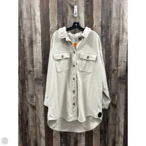 Jacket Shirt By Old Navy In Ivory, Size: Xxl