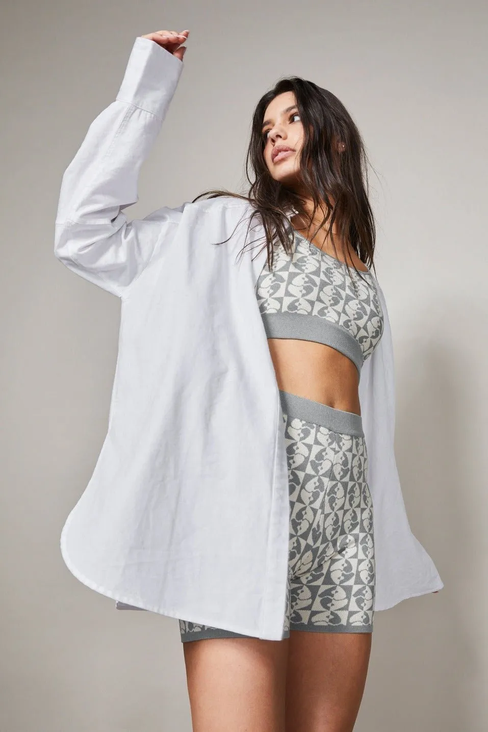 Jacquard Crop Top