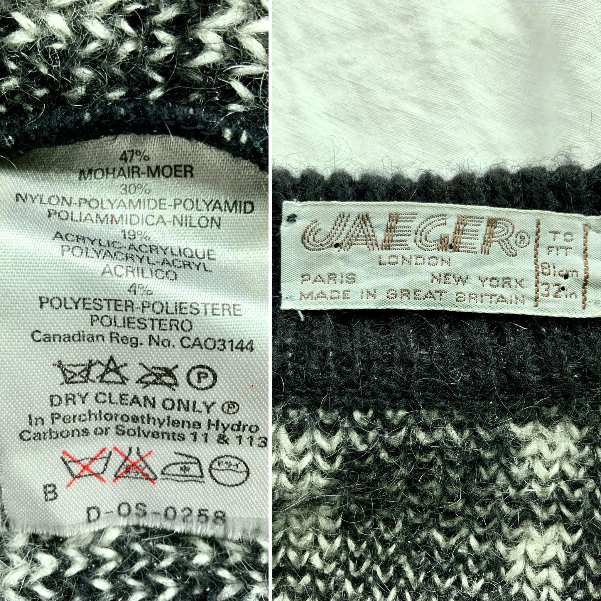 Jaeger Mohair Cardigan - 80s