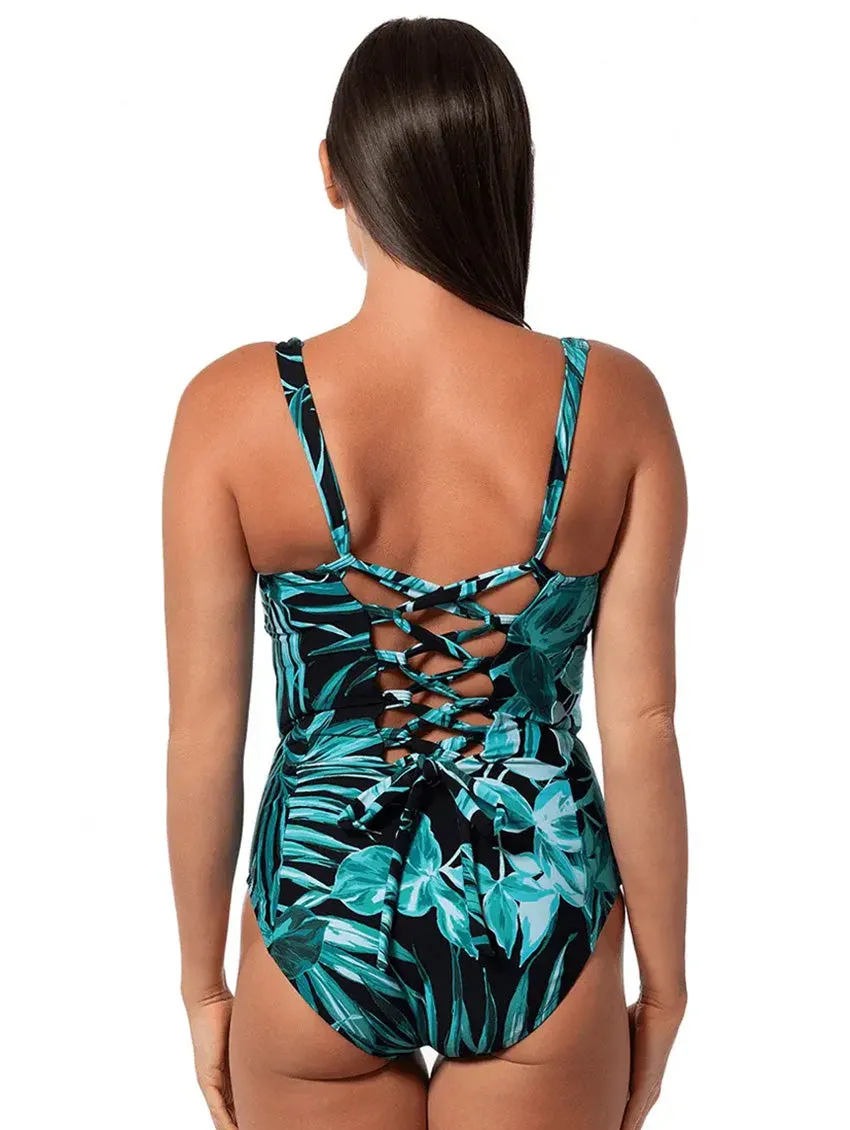 Jantzen Bold Paradise Adjustable One Piece Swimsuit