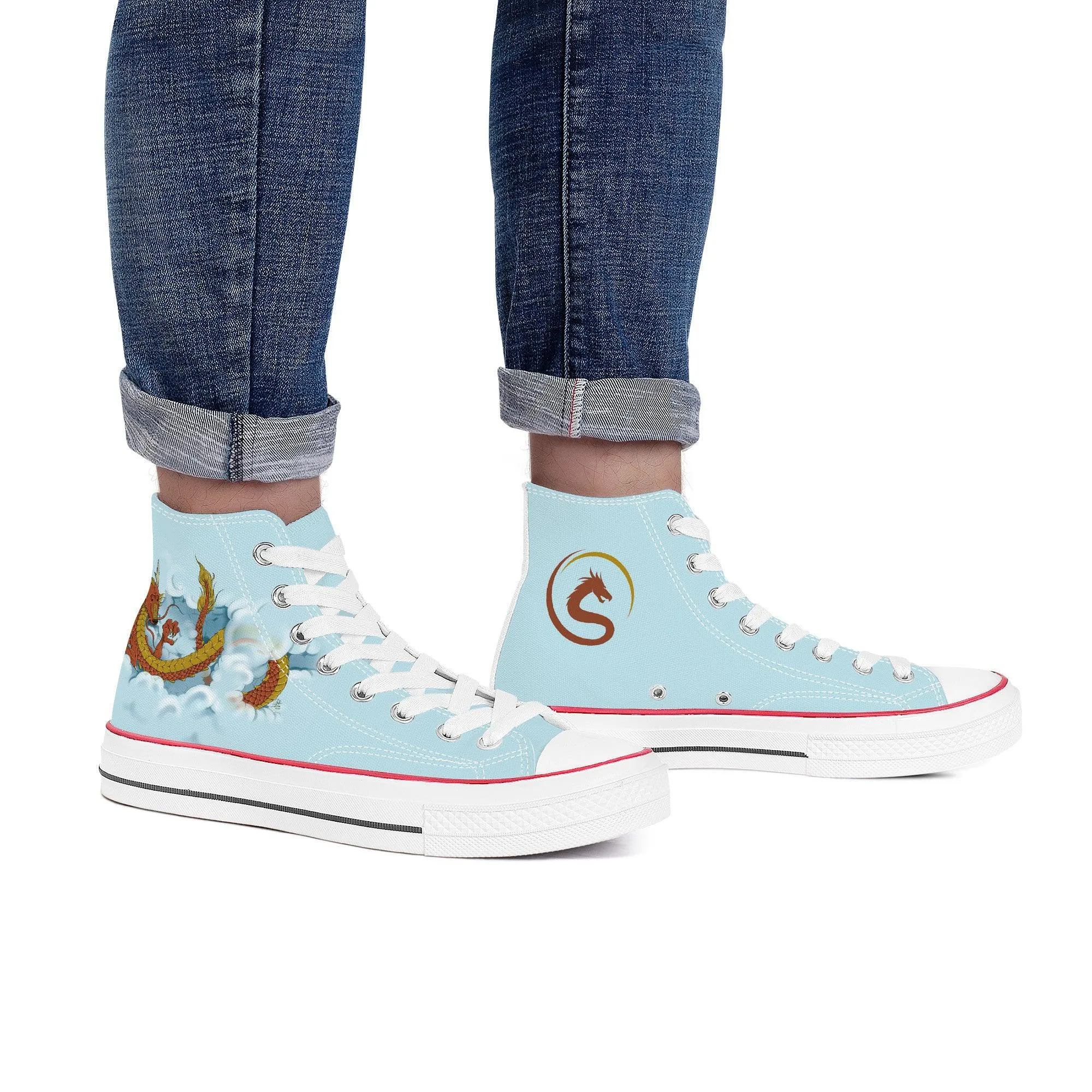 Japanese Dragon God High Tops - Limited Edition