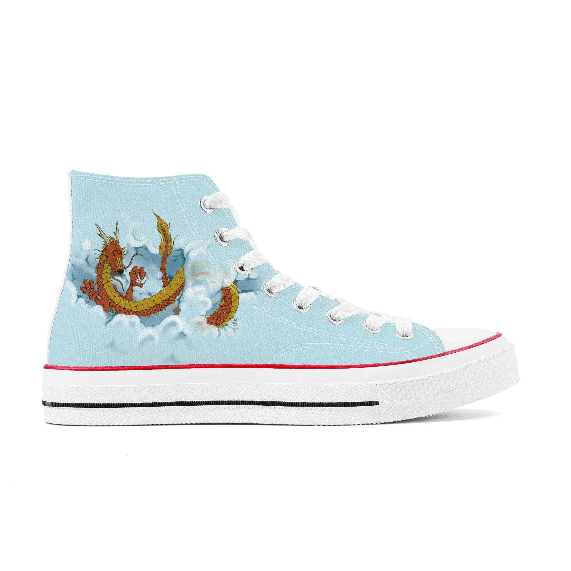 Japanese Dragon God High Tops - Limited Edition