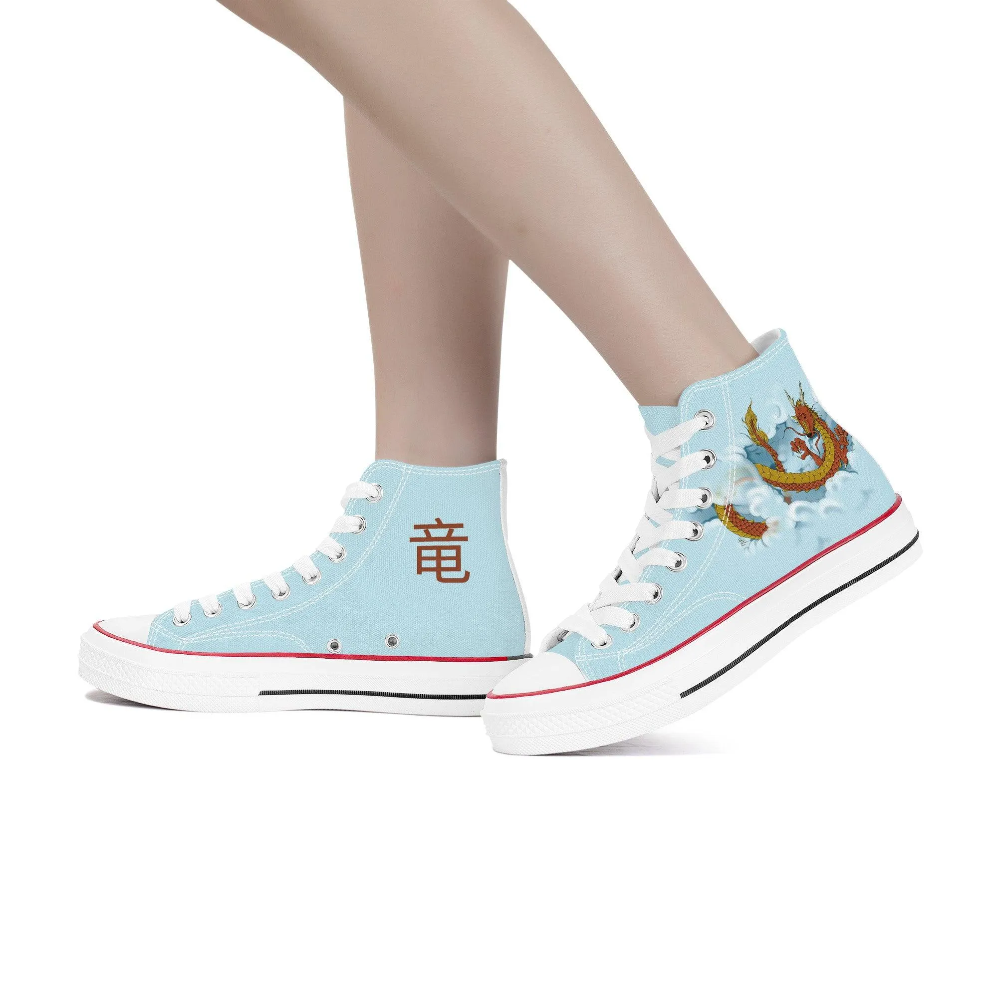 Japanese Dragon God High Tops - Limited Edition