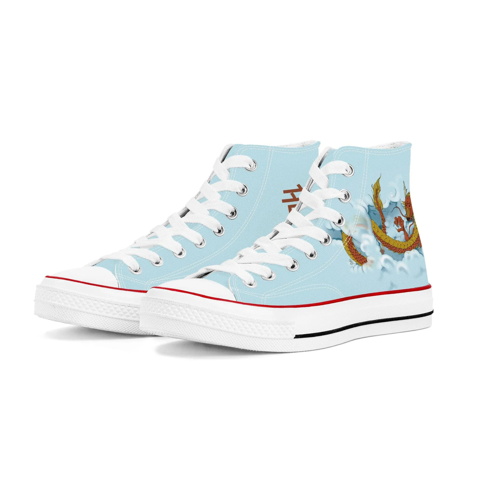 Japanese Dragon God High Tops - Limited Edition