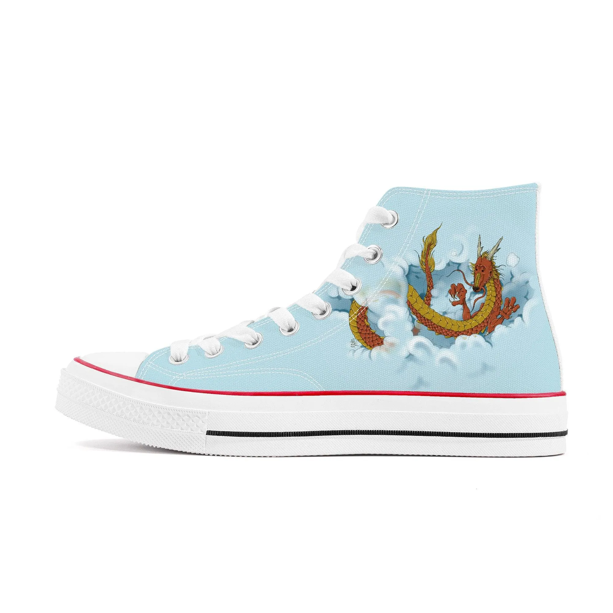 Japanese Dragon God High Tops - Limited Edition