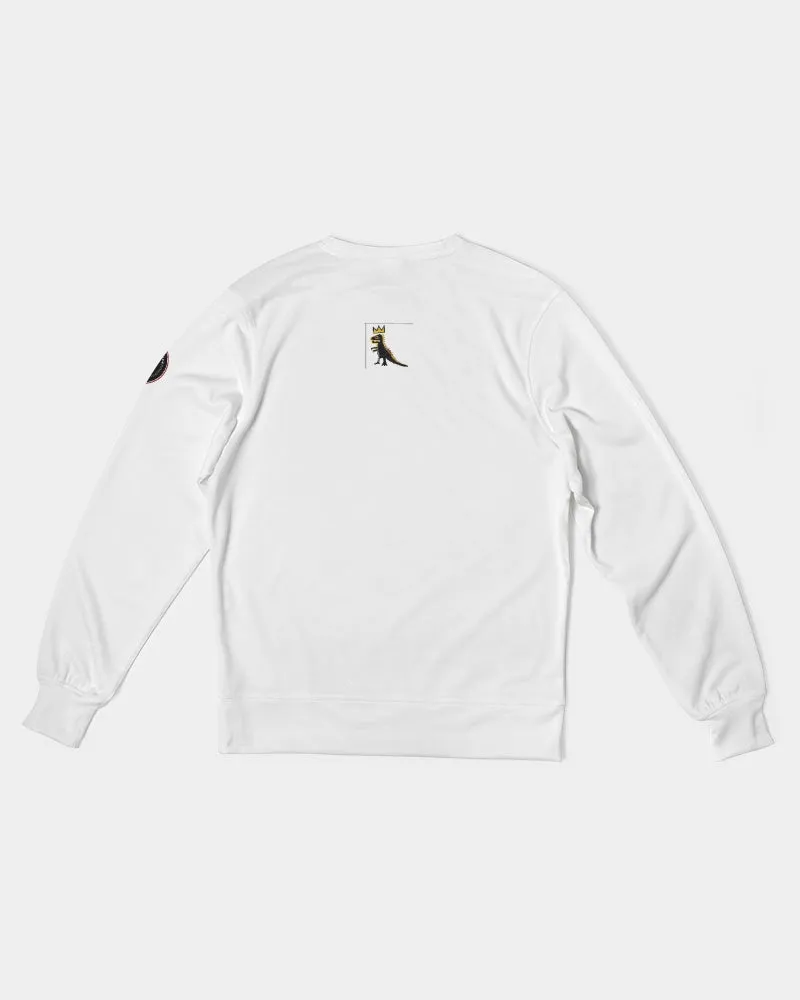 Jean Michel Basquiat Influenced Men's Classic French Terry Crewneck Pullover