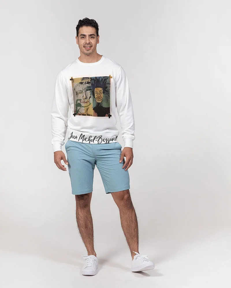 Jean Michel-Basquiat Rep Men's Classic French Terry Crewneck Pullover