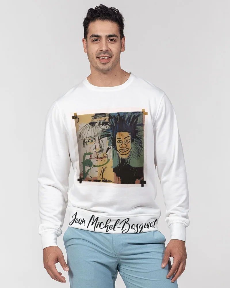 Jean Michel-Basquiat Rep Men's Classic French Terry Crewneck Pullover