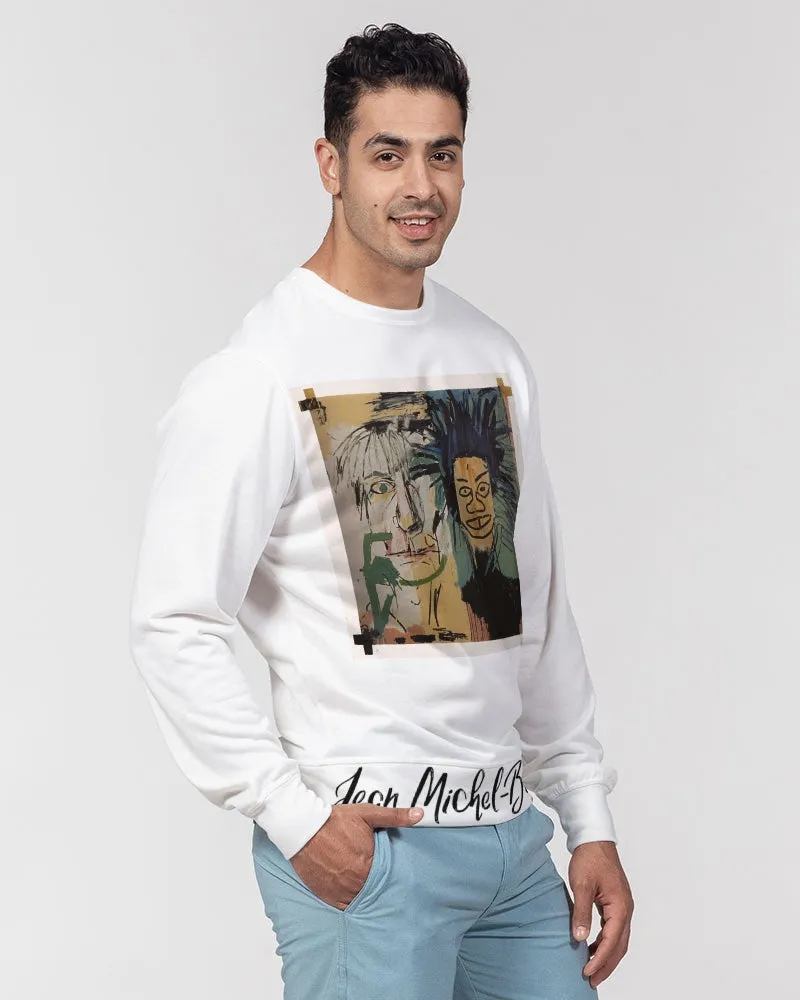 Jean Michel-Basquiat Rep Men's Classic French Terry Crewneck Pullover