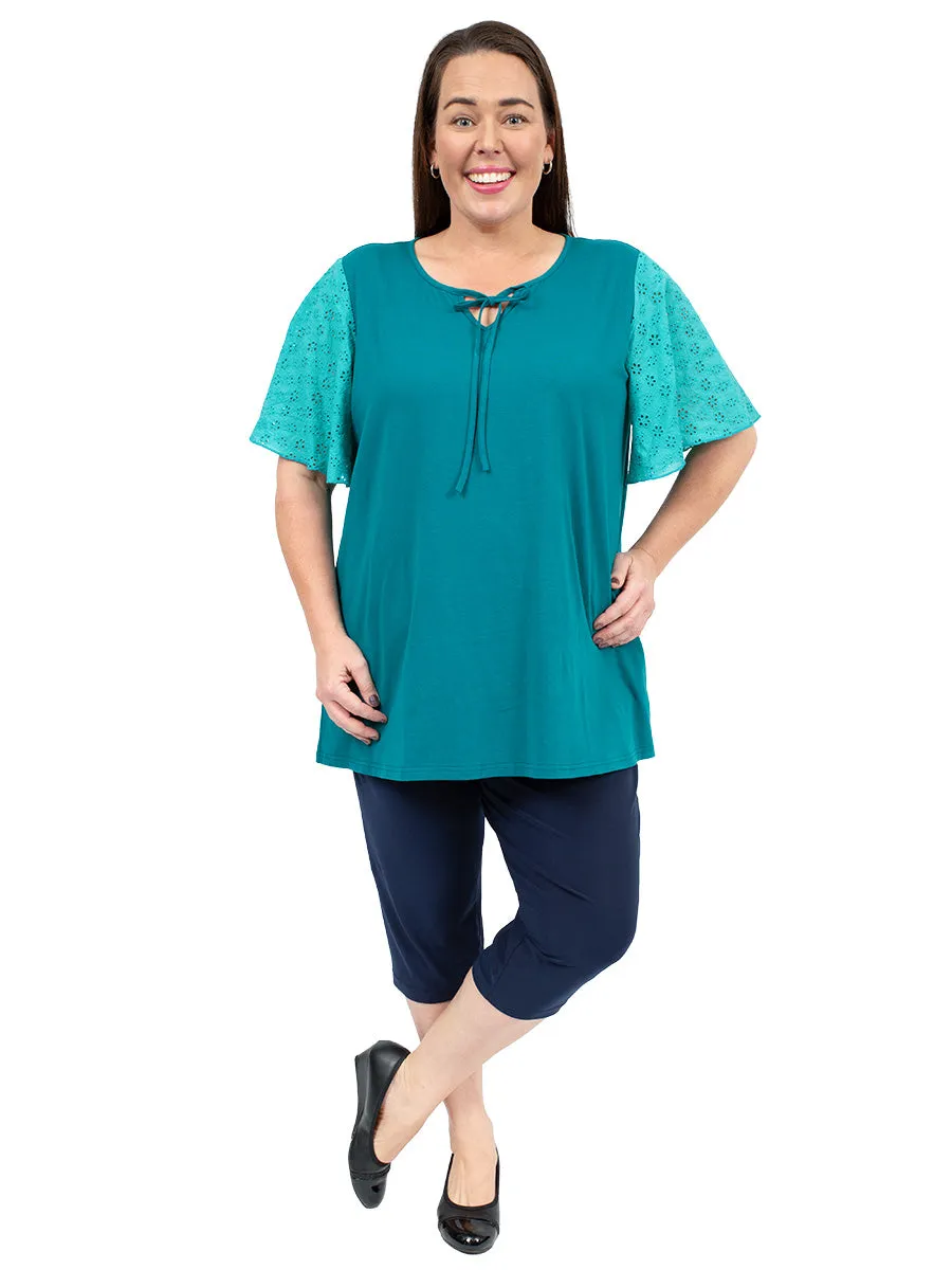 Jersey Capri - Navy