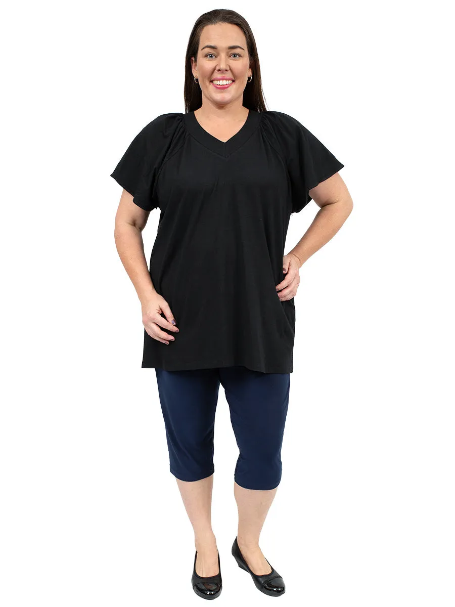 Jersey Capri - Navy