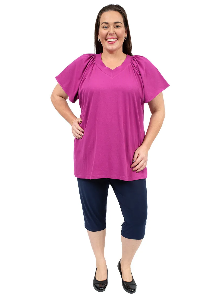 Jersey Capri - Navy