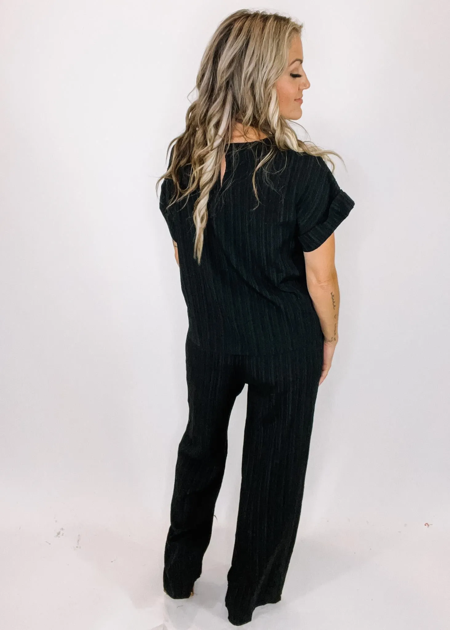 Jodifl Black Pant Set