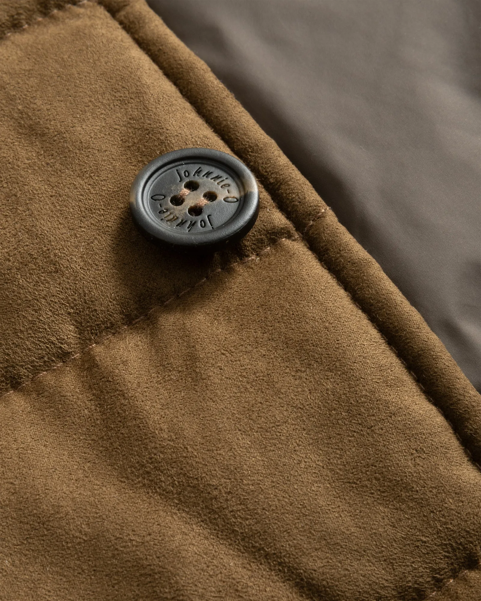 JOHNNIE-O Pickens Quilted Faux Suede Vest