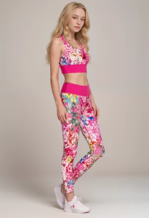 Johnny Was Bee Active Eyelet Hem Legging A8524 Boho Chic