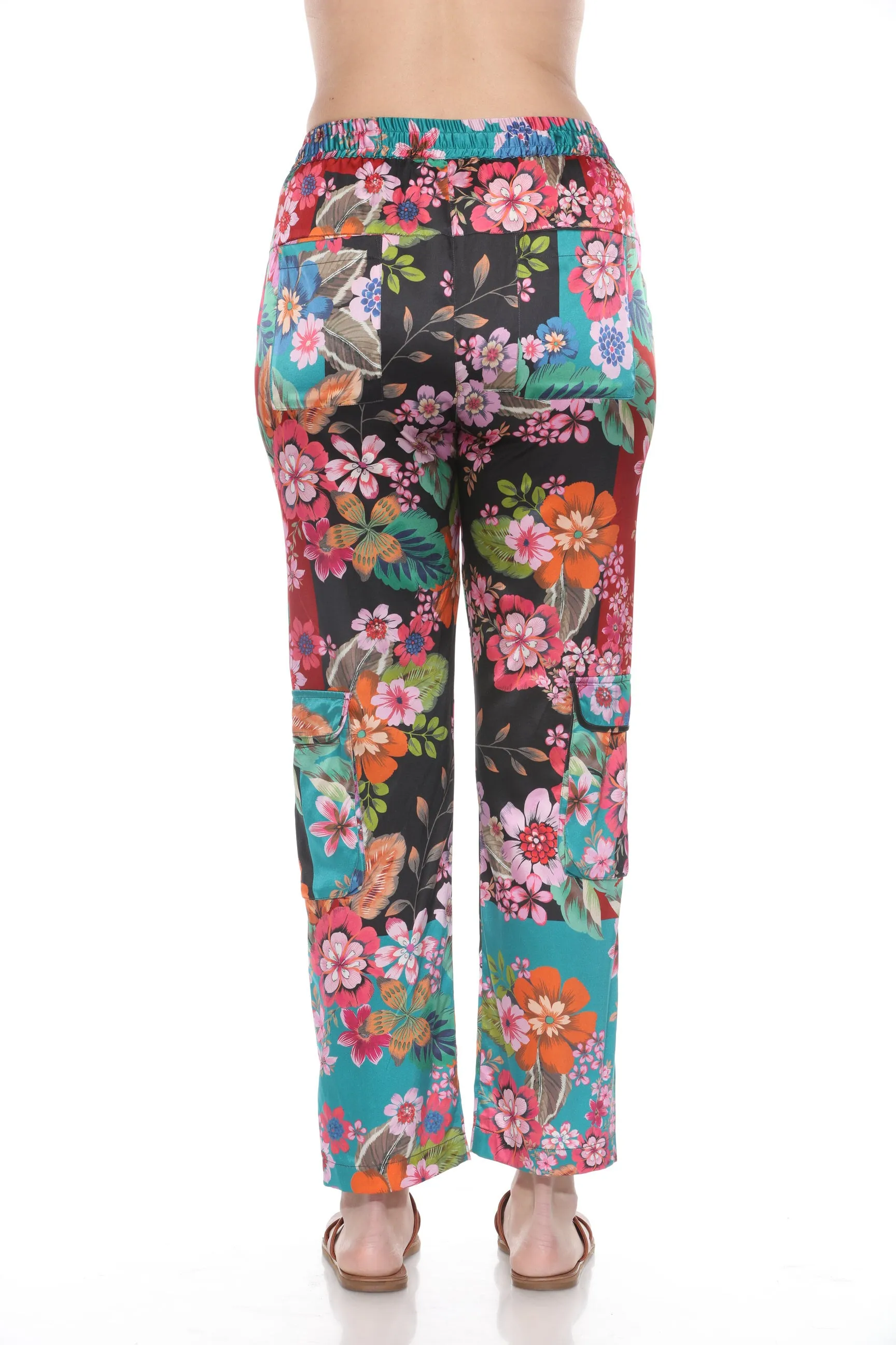 Johnny Was Lapham Kelly Floral Straight Pants C63224B1