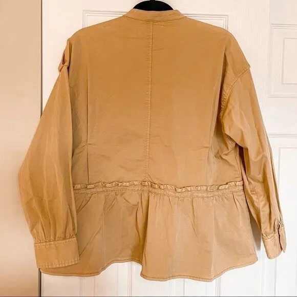 Joie Rajan Jacket Birch Military Style Lightweight
