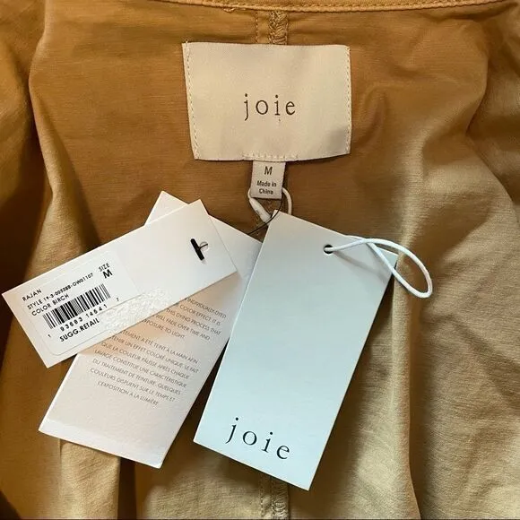 Joie Rajan Jacket Birch Military Style Lightweight