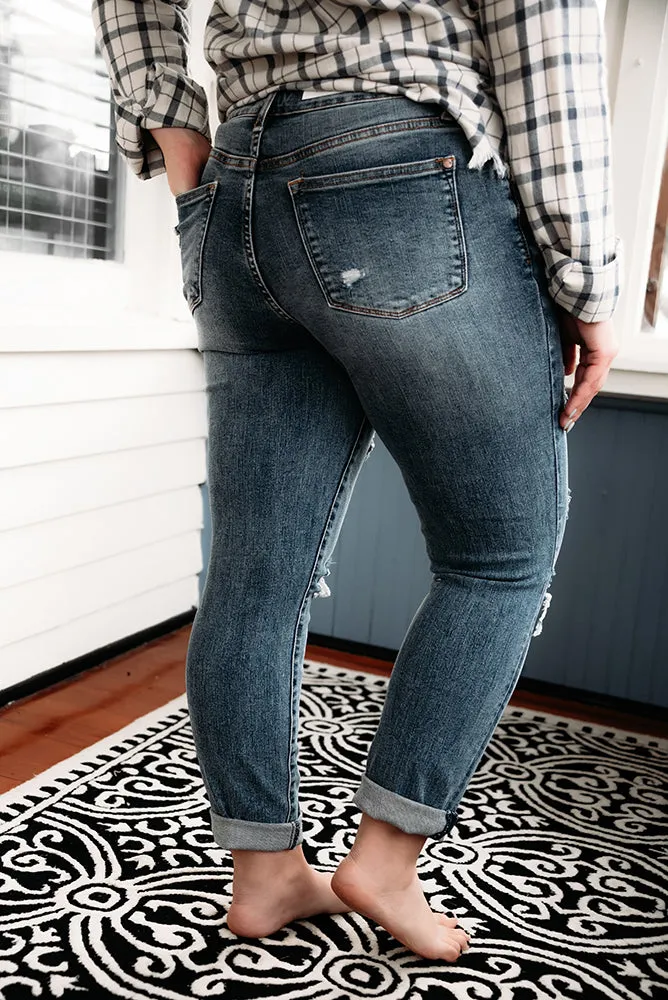 Judy Blue Distressed Slim Fit Jeans *FINAL SALE*